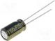 Kondenzátor  elektrolytický  low ESR  THT  100uF  25VDC  ±20%