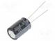 Kondenzátor  elektrolytický  THT  510uF  35VDC  Ø10x16mm  ±20%
