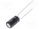 Kondenzátor  elektrolytický  low ESR  THT  100uF  25VDC  ±20%
