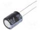 Kondenzátor  elektrolytický  low ESR  THT  100uF  63VDC  ±20%  63mΩ