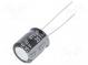 Kondenzátor  elektrolytický  low ESR  THT  100uF  63VDC  ±20%  63mΩ