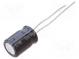 Kondenzátor  elektrolytický  low ESR  THT  100uF  35VDC  Ø8x11,5mm