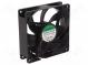 Ventilátor  DC  axiálny  12VDC  92x92x25mm  87,04m3/h  34dBA  klzné