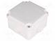 Kryt  prepojovacia skrinka  X 92mm  Y 92mm  Z 50mm  na omietku