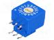 Kódový prepínač  HEX/BCD  pol  16  THT  Rkont.max  100mΩ  5Ncm