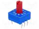Kódový prepínač  DEC/BCD  pol  10  Rkont.max  100mΩ  Rizol.min  1GΩ