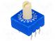 Kódový prepínač  HEX/BCD  pol  16  THT  Rkont.max  100mΩ  5Ncm  ERD