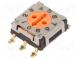 Kódový prepínač  DEC/BCD  pol  10  SMT  Rkont.max  200mΩ  5Ncm  ERD