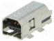Zásuvka  USB B mini  SMT  PIN  4  vodorovné