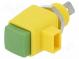 Laboratórna svorka  žlto-zelená  300VDC  16A  Izolácia  polyamid