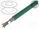 Vodič  ETHERLINE® Cat.5e,SF/UTP  5e  drôt  Cu  4x2x24AWG  PUR