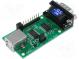 Modul  USB  RS232,USB  D-Sub 9pin,USB B,kolíková lišta  -40÷85°C