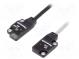 Senzor  fotoelektrické  Dosah  0÷150mm  PNP  LIGHT-ON  50mA  <0,5ms