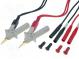 Súprava meracích káblov  čierna a červená