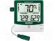 Teplomer s vlhkomerom  LCD  -10÷60°C  10÷99%RH  Presn  ±1°C  0,1°C