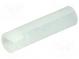 Distančná objímka  LED  Øpriem  4mm  ØLED  3mm  Dĺ  16mm  prírodný