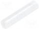 Distančná objímka  LED  Øpriem  4mm  ØLED  3mm  Dĺ  18mm  prírodný