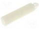 Rozperka PCB  polyamid  Dĺ  22mm  prírodný  Kľúč  5,5mm  Skok  0,5