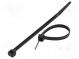 Cable tie  L  120mm  W  4.8mm  polyamide  222N  black  Ømax  30mm