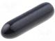 Kryt  Teleso  čierna  Øvnút  2mm  Mat  PVC Soft  L  12mm