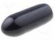 Kryt  Teleso  čierna  Øvnút  2,6mm  Mat  PVC Soft  L  9mm