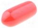 Kryt  Teleso  červená  Øvnút  3,2mm  Mat  PVC Soft  L  10mm