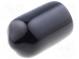 Kryt  Teleso  čierna  Øvnút  7,6mm  Mat  PVC Soft  L  13mm