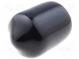 Kryt  Teleso  čierna  Øvnút  8mm  Mat  PVC Soft  L  10mm