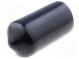 Kryt  Teleso  čierna  Øvnút  10mm  Mat  PVC Soft  L  20mm
