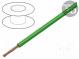 Vodič  FLRYW-B  licna  Cu  0,35mm2  PVC  zelená  60V  100m  Trieda  5