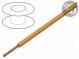 Vodič  FLRYW-B  licna  Cu  0,35mm2  PVC  oranžová  60V  100m  1,4mm
