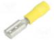 Faston  plochý  2,8mm  0,8mm  samica  0,2÷0,5mm2  krimpovacie  žltá
