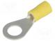 Káblové oko  M8  Ø  8,4mm  2,5÷6mm2  krimpovacie  na kábel  žltá