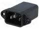Konektor  napájacie AC  zásuvka  vidlica  2A  250VAC  IEC 60320