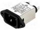 Konektor  napájacie AC  zásuvka  vidlica  3A  250VAC  IEC 60320