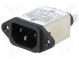 Konektor  napájacie AC  zásuvka  vidlica  6A  250VAC  IEC 60320