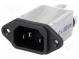 Konektor  napájacie AC  zásuvka  vidlica  10A  250VAC  IEC 60320