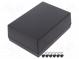 Kryt  univerzálny  X  123mm  Y  174mm  Z  63mm  ABS  čierna  UL94HB