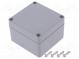 Kryt  univerzálny  X  80mm  Y  82mm  Z  55mm  ABS  tmavosivá  IP67
