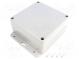 Kryt  univerzálny  X  120mm  Y  120mm  Z  60mm  s úchytkami  ABS  IP65