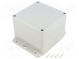 Kryt  univerzálny  X  120mm  Y  120mm  Z  90mm  s úchytkami  ABS  IP65