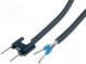 Kábel so zástrčkou  230VAC  24VDC  -20÷55°C  5m  čierna