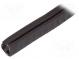 Ochrany hrán  EPDM  L 10m  čierna  Hĺ.panelu 0,8÷2,5mm  -40÷100°C