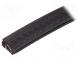 Ochrany hrán  EPDM  L 10m  čierna  Hĺ.panelu 0,8÷2,5mm  -40÷100°C