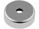 Magnet  konštantný  tvrdý ferit  H  8mm  90N  Ø  40mm