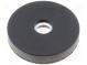 Magnet  konštantný  neodymový  H  7,5mm  175N  Ø  57mm  Mat  guma