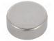 Magnet  konštantný  neodymový  H  3mm  13N  Ø  8mm