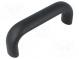 Rukoväť  Mat  hliník  čierna  H 55mm  L 145mm  W 26mm