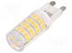 LED lampa  teplá biela  G9  230VAC  370lm  P  3,5W  280°  2700K