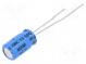 Kondenzátor  elektrolytický  THT  33uF  63VDC  ±20%  2000h